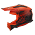 Prilba na motorku LS2 MX708 Fast II DUCK M.H-V Oranžovo Červená
