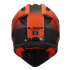 Prilba na motorku LS2 MX708 Fast II DUCK M.H-V Oranžovo Červená