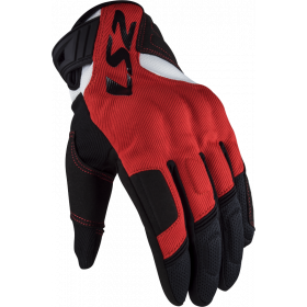 Rukavice na motorku LS2 Silva Pánske Čierno Červené