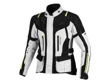 Dámska bunda na motorku TXR Expedition Čierno Sivo Fluo Žltá