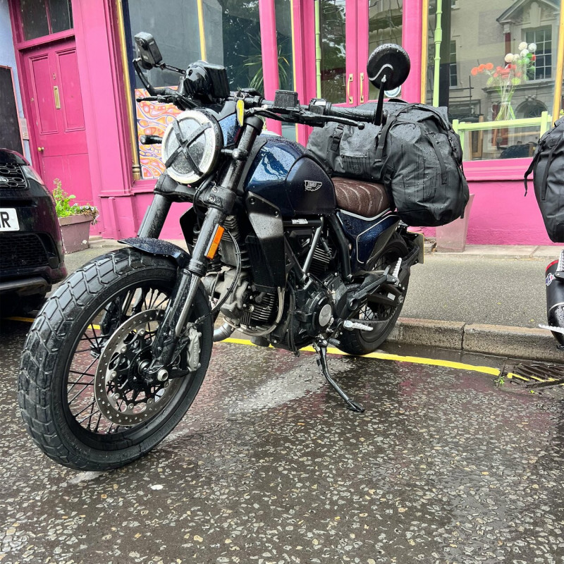 Taška na motorku OXFORD Aqua D-70 Čierna