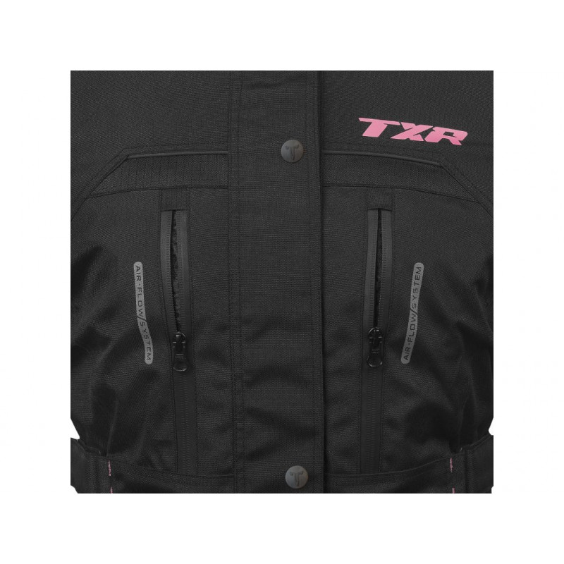 Bunda na motorku TXR Visper Dámska Čierno Ružová