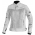 Letná bunda na motorku TXR Summer Dámska Strieborná