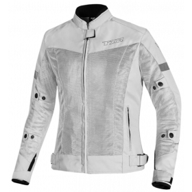 Letná bunda na motorku TXR Summer Dámska Strieborná