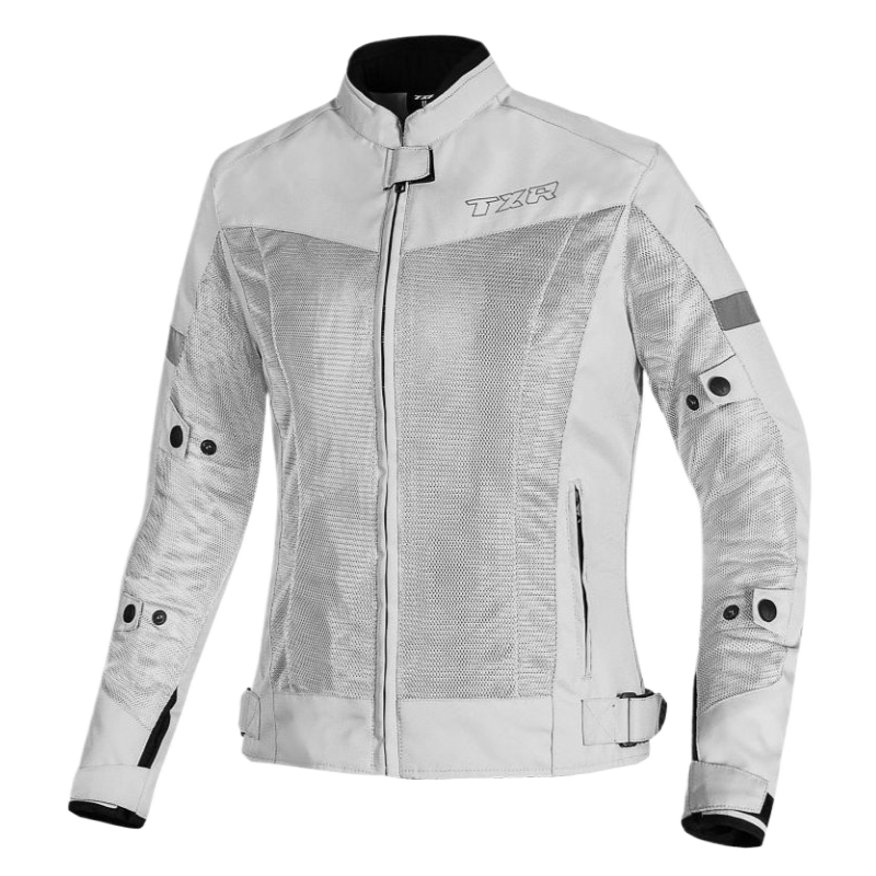 Letná bunda na motorku TXR Summer Dámska Strieborná