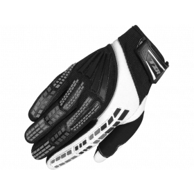 Rukavice na motorku TXR Rush Čierno Biele