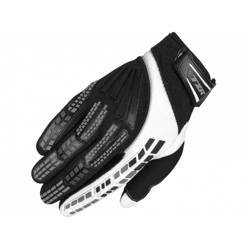Rukavice na motorku TXR Rush Čierno Biele