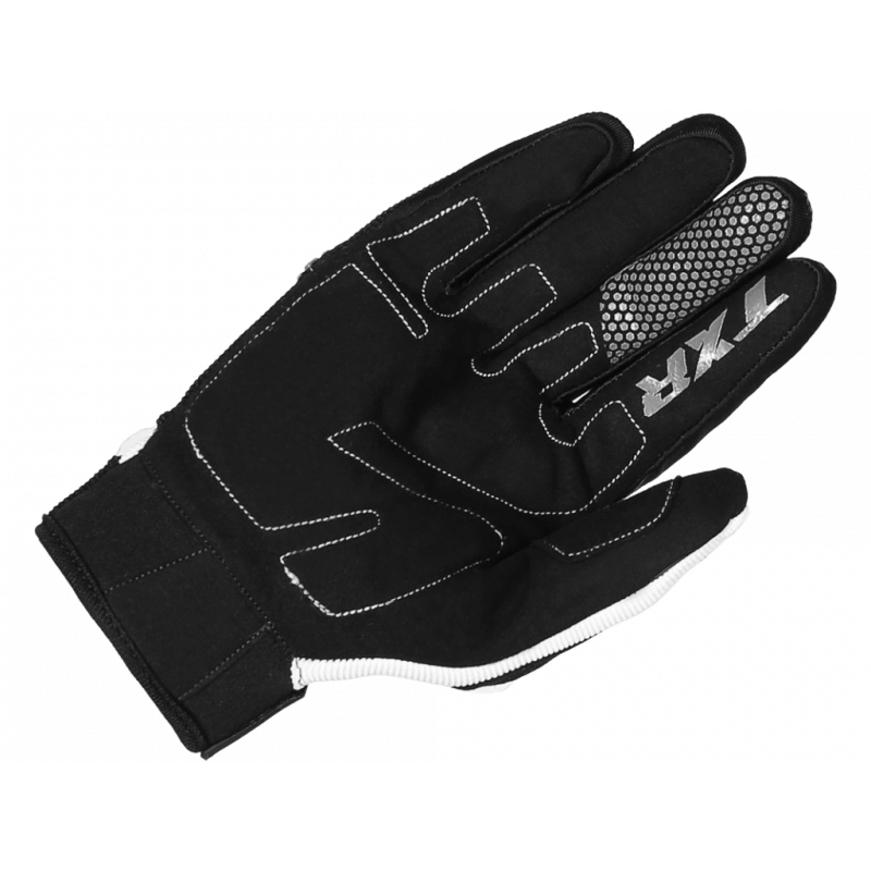 Rukavice na motorku TXR Rush Čierno Biele