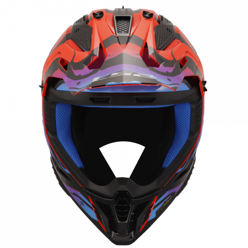 Prilba na motorku LS2 MX708 Fast II Wash Červená