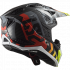 Motokrosová prilba LS2 MX703 C X-Force Barrier H-V Žlto Červená