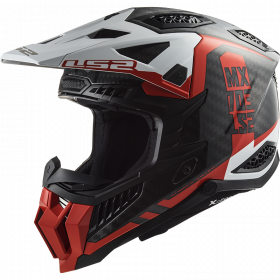 Motokrosová prilba LS2 MX703 C X-Force Victory Červeno Biela