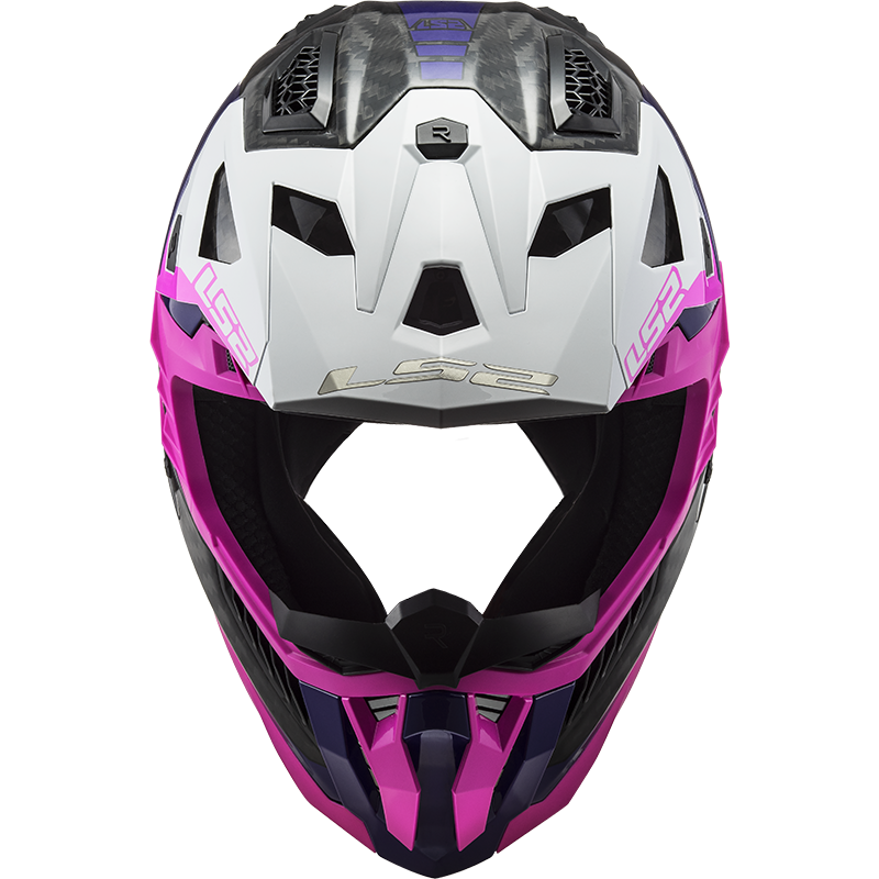 Motokrosová prilba LS2 MX703 C X-Force Victory Fluo Ružová Violet