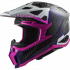 Motokrosová prilba LS2 MX703 C X-Force Victory Fluo Ružová Violet