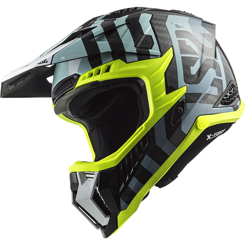 Motokrosová prilba LS2 MX703 C X-Force Barrier Sky Modrá