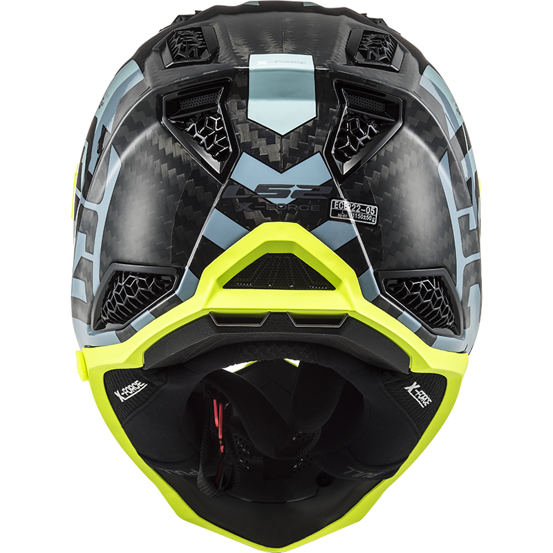 Motokrosová prilba LS2 MX703 C X-Force Barrier Sky Modrá