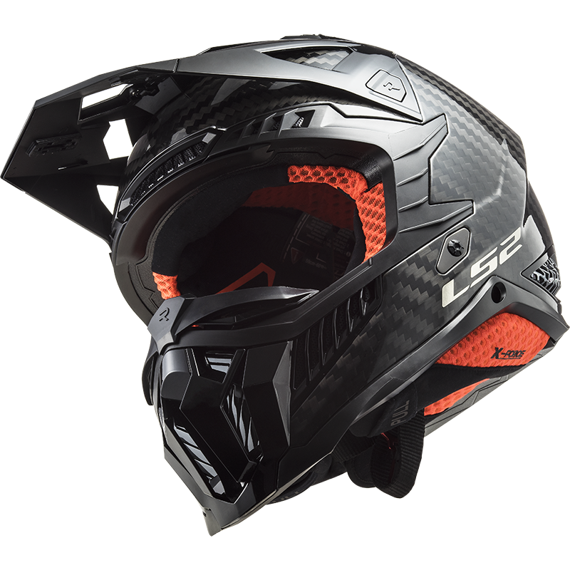 Motokrosová prilba LS2 MX703 C X-Force Gloss Carbon