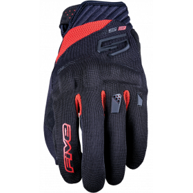 Rukavice na motorku FIVE RS3 EVO Čierno Červené