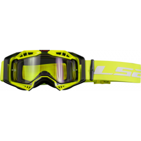 Okuliare na motorku LS2 Aura Enduro Series Goggle H-V S Čírym Sklom Žlto-Čierne