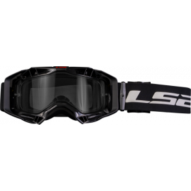 Okuliare na motorku LS2 Aura Enduro Series Goggle H-V S Čírym Sklom Čierne