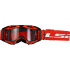 Okuliare na motorku LS2 Aura Enduro Series Goggle H-V S Čírym Sklom Červeno-Čierne