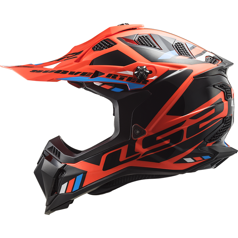 Prilba na motorku LS2 MX700 Subverter Stomp Fluo Oranžovo Čierna
