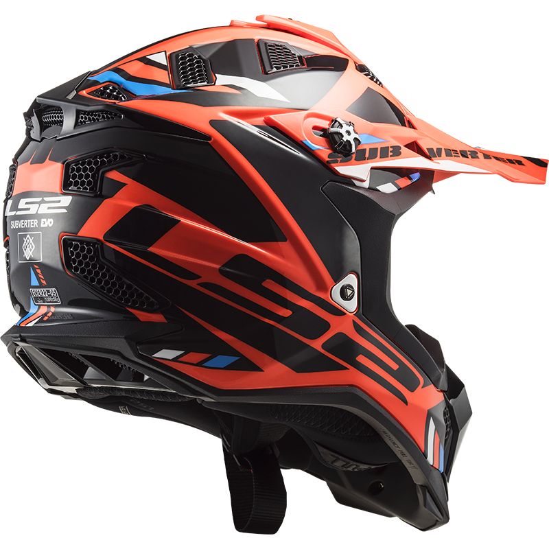 Prilba na motorku LS2 MX700 Subverter Stomp Fluo Oranžovo Čierna