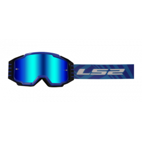 Okuliare na motorku LS2 Charger PRO Goggle S Iridiovým Sklom Modré