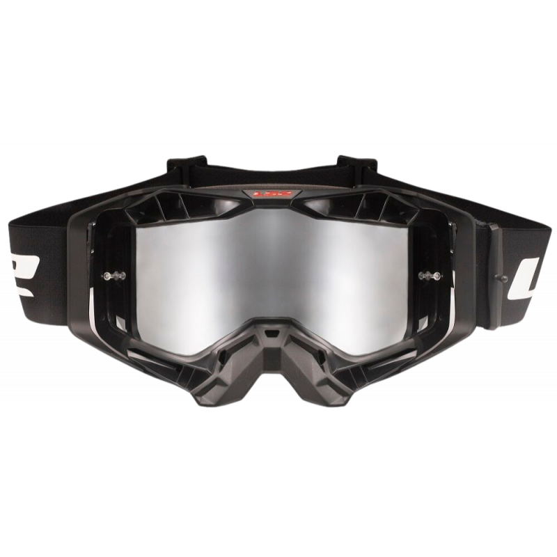 Okuliare na motorku LS2 Aura PRO Goggle S Iridiovým Sklom Čierne