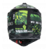 Prilba na motorku Shiro MX-504 Čierno Zelená