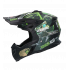 Prilba na motorku Shiro MX-504 Čierno Zelená