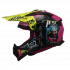 Prilba na motorku LS2 MX708 Fast II Wash Gorilla Fialovo H-V Žltá