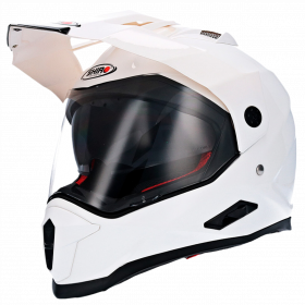 Prilba na motorku Shiro  MX-313 Dual Sport Biela